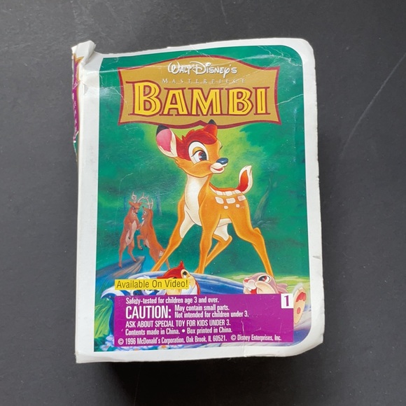 Collectible McDonalds Toy Walt Disney Bambi Child Kids Toy Cartoon Figurine 1996 - Picture 6 of 8